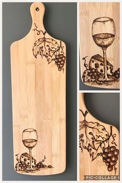 diy wood burning charcuterie board saran judge