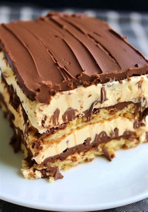 bake peanut butter eclair cake easy diy recipes chocolate graham