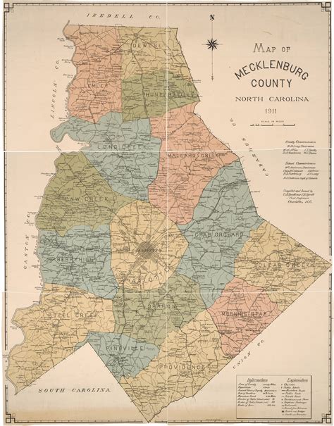 Mecklenburg County Zip Map