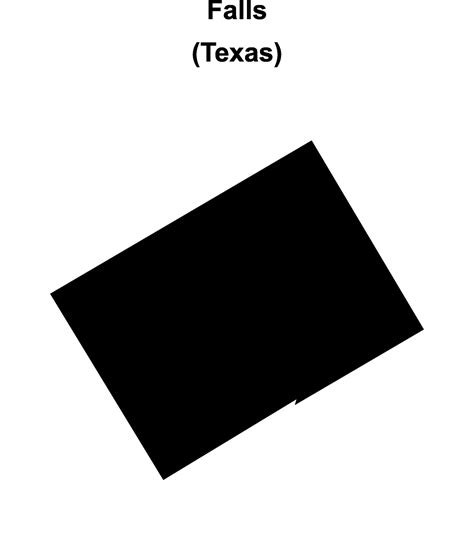 Falls County, Texas blank outline map 47450018 Vector Art at Vecteezy