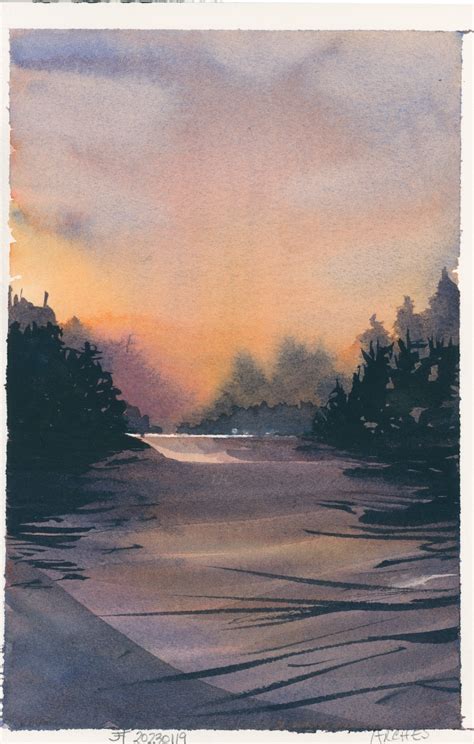 nocturne painting   peindre pour voir