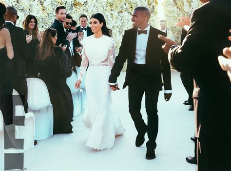 Introducing Mr. & Mrs. West! from Kim Kardashian & Kanye West's Wedding ...