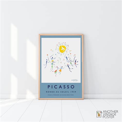 Picasso Rare Vintage Poster 1959, Pablo Picasso Art Print Poster