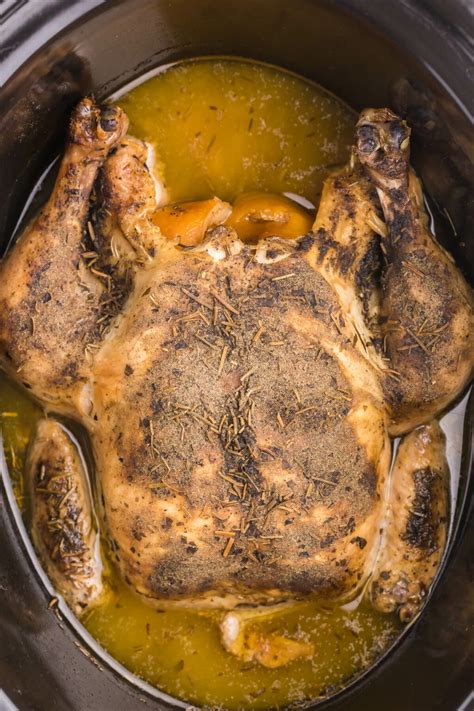 Creamy Lemon Herb Chicken Slow Cooker - Design Corral