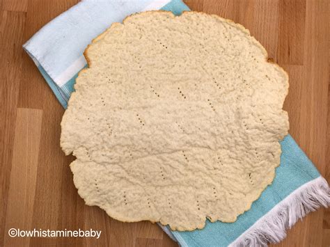 Low Histamine Pizza Crust- GF, DF, Yeast free, Egg free - Low Histamine