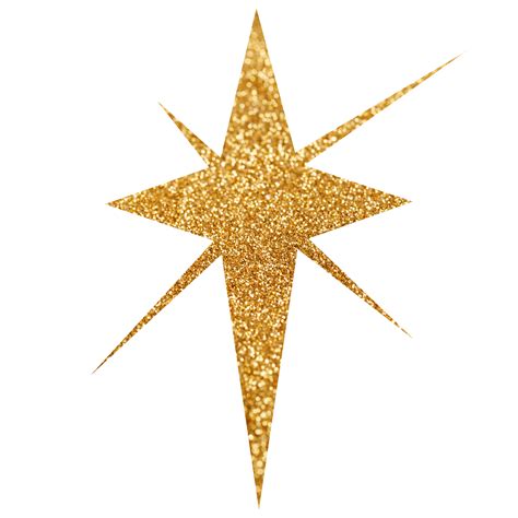 étoile scintillante brillante. élément céleste. clipart png transparent