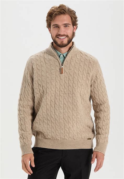 Свитер Norveg Super Fine Merino, цвет: бежевый, MP002XM08XI6 — купить в ...