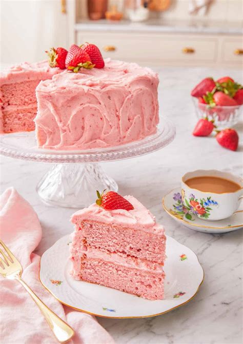 Strawberry Cake Recipe | Deporecipe.co