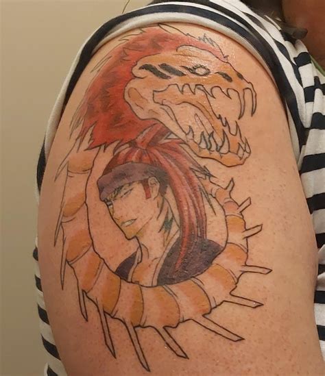 My first Anime Tattoo Renji Abarai Bleach. : r/Animetattoos