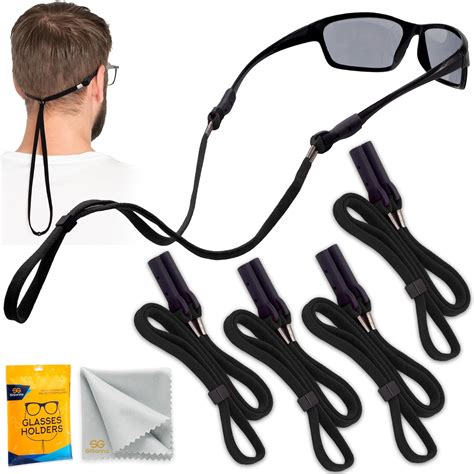 SIGONNA Eye Glasses Holder Around Neck - 4 Glasses Straps for Men Women