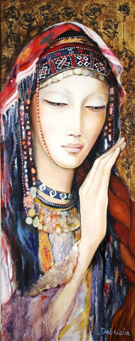 Bulgarian girl-sold Painting by Dobriela Koeva | Saatchi Art | Artwork ...