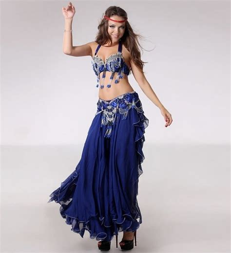 Belly Dance Clothing 3-piece Outfit Costume - Pink Dressing