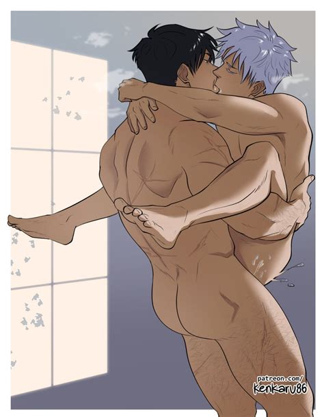 Rule 34 - 2boys anal anal sex ass feet gay gay sex grabbing hairy hairy