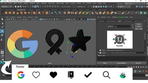 Mastering SVG Import in Maya | Step-by-Step Tutorial - YouTube