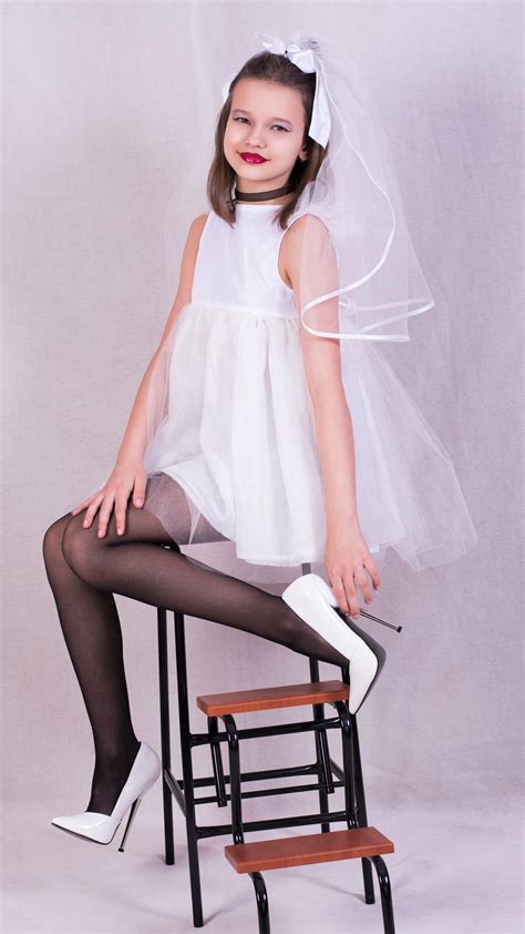 Collection Of Young Female Pre Models Preteen Girl Smiling Royalty