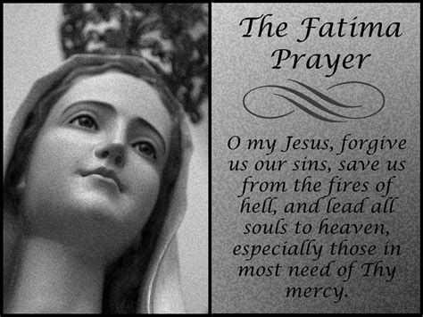 Cross Tipped Churches: The Fatima Prayer