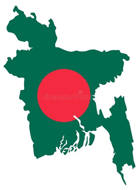 Bangladesh Flag and Map - Republic of Bangladesh is a Country in South ...