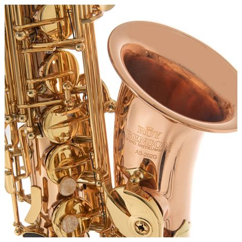 Roy Benson AS202 Alto Saxophone, Bronze at Gear4music