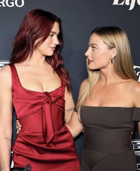Dua Lipa & Margot Robbie : r/jerkofftoceleb