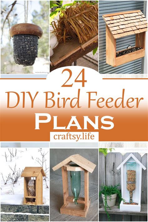 24 DIY Bird Feeder Plans To Help Birds This Summer - Craftsy