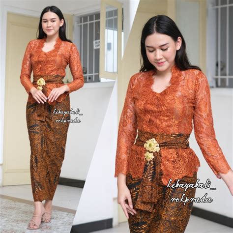Jual KAYLA SERIES SET KEBAYA KUTUBARU DENGAN ROK LIPAT/ PRAMUGARI ...
