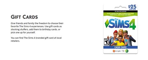 Give the gift of sims gift cards? — The Sims Forums