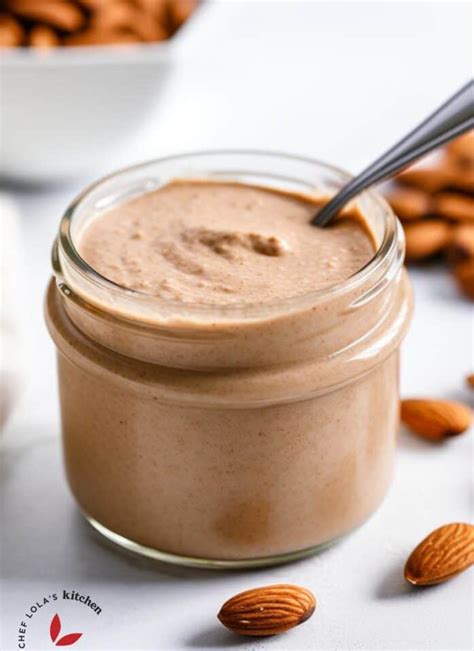 Creamy Homemade Almond Butter Recipe - Chef Lola's Kitchen
