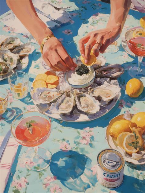 Elegant Caviar Experience: Gourmet Delights Await • PromptDen