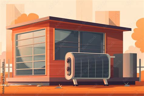 framework concept   installation  air source heat pumps heat