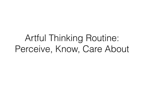 Artful thinking strategies - ArtsIntegration.net