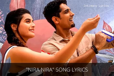 "Nira Nira" Song Lyrics - Song by Sid Sriram, Gautham Vasudev Menon ...