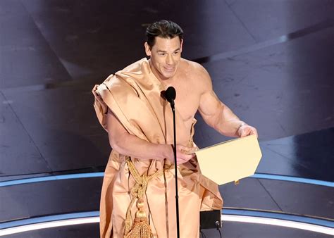 John Cena strips naked for hilarious skit at Oscars gala – and everyone