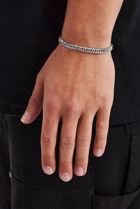Men's Plain Cuban Link Bracelets – Cernucci US