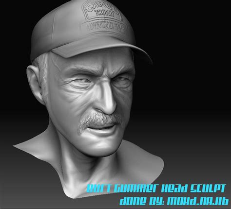 Burt Gummer Head sculpt by Master-Kornholio on DeviantArt