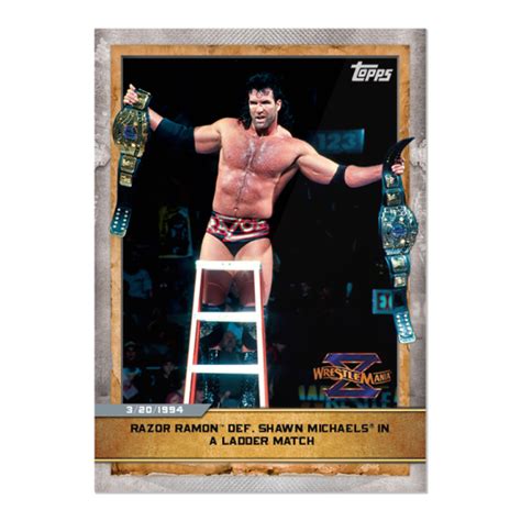 Razor Ramon™ def. Shawn Michaels® in a Ladder Match - Countdown to ...