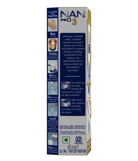 Nestle Nan Stage 3 Infant Formula | 400 gm: Buy Nestle Nan Stage 3 ...
