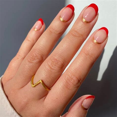 30+ Romantic Red French Tip Nails You Should Try - Nail Designs Daily