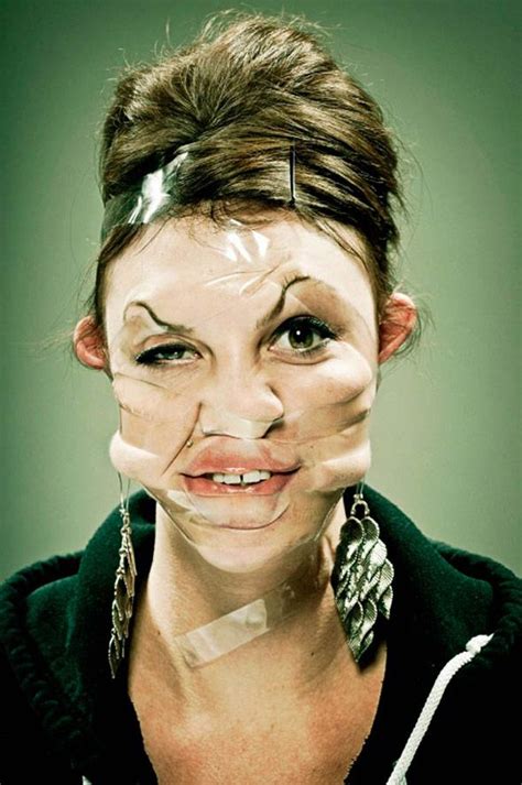Fotos distorcidas e deformadas com durex | Distortion photography ...