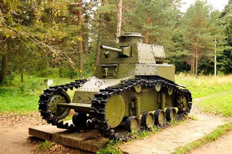 Soviet tank T-18 stock photo. Image of leaf, soviet, wheel - 12703308