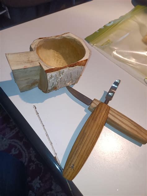 Kuksa carving, 1.5 hours done : r/Bushcraft
