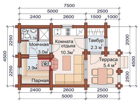 Баня 4 на 7 без мансарды проект под ключ недорого фото чертеж отзывы ...