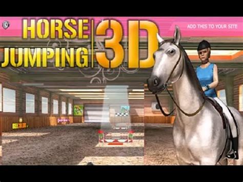 Скачки на Лошади. Игра 3D мультик. Horse jumping. Детское тв. Kids ...
