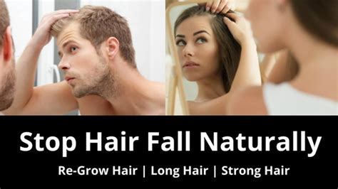 how to stop hair fall in male