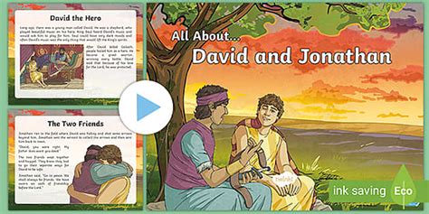 KS2 Jonathan and David Bible Story for Kids PowerPoint