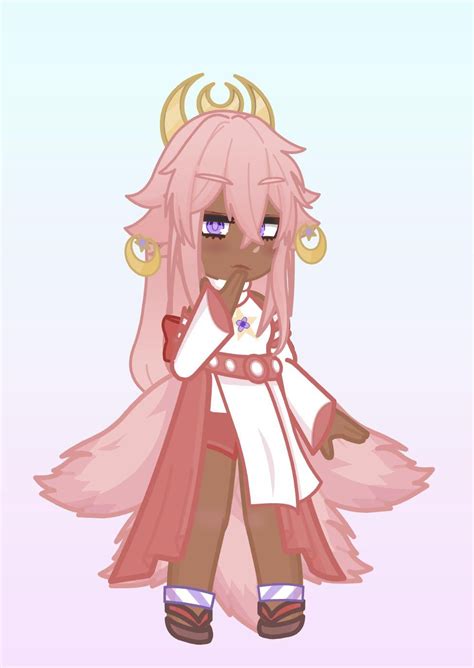 Yae Miko design ^_^ (cmnts about the skin tone will be reported) : r ...