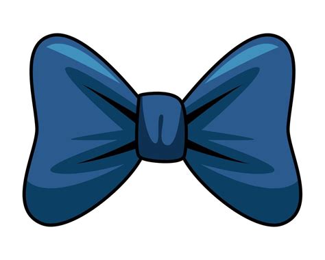 elegant blue bowtie  vector art  vecteezy