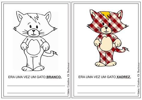 A História Do Gato Xadrez - EducAção - Blog Professora Rossana: Montar o livro Era uma vez, um gato ...