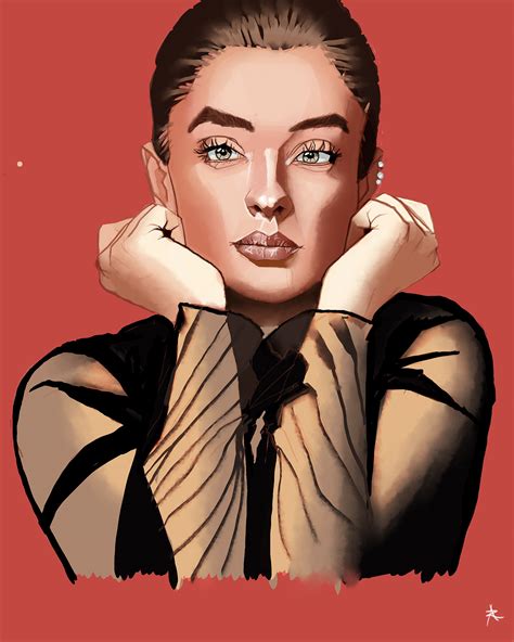 in the red on Behance