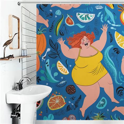 Silly Bum Butt Shower Curtain-Cottoncat
