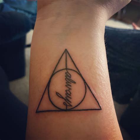 Deathly Hallows Tattoo Always - Printable Calendars AT A GLANCE